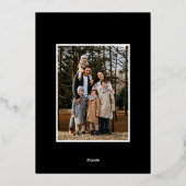 モダン・ジョイ・トゥ・ザ・ワールド 4枚の写真 箔シーズンカード (裏面)