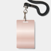 モダン スウィート16 スクリプトドレス 誕生日VIP バッジ (裏面（ネックストラップ付）)