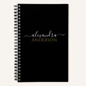 モダン&スエレガントクリプト名 ノートブック (正面)