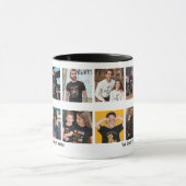 モダン「スカイの素晴らしパイロット」写真コラージュ マグカップ (中央)