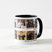 モダン「スカイの素晴らしパイロット」写真コラージュ マグカップ (正面右)