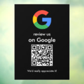 モダン スキャンしてレビュー Google QRコード ビジネスサイン ウィンドウサイン (シート3)