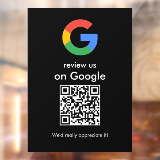 モダン スキャンしてレビュー Google QRコード ビジネスサイン ウィンドウサイン (シート2)