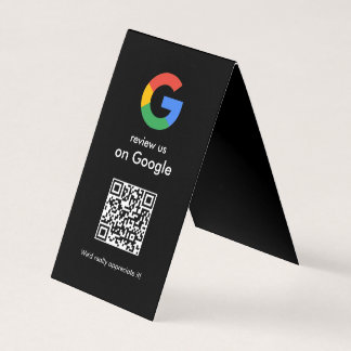 モダン スキャンしてレビュー Google QRコード ビジネスサイン 名刺