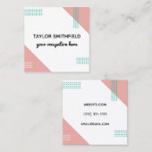 モダン スクエア名刺 (正面/裏面)