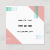 モダン スクエア名刺 (裏面)