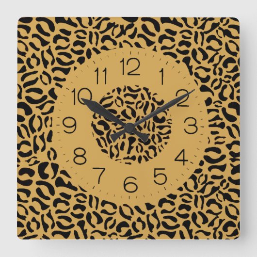 モダン スクエア壁時計 (正面)