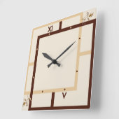 モダン スクエア壁時計 (傾斜)