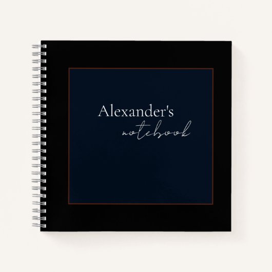 モダン スパイラル ノートブック (正面)