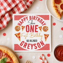 モダン・スライス・ベイビー・ピザ 1歳の誕生日