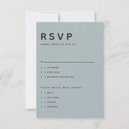 モダン スレート エディトリアル オールキャップス RSVP
