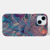 モダン セレスティアル マーブル リキッド アート フォンケース - Ab Case-Mate iPhoneケース (裏面 (横))