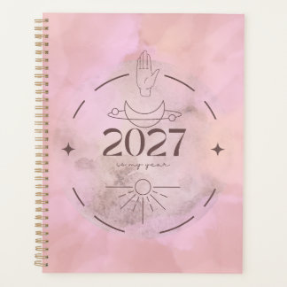 モダン セレスティアル ミスティック 2027 ピンク プランナー