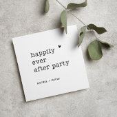 モダン タイプライター挙式 ウェディング レセプション 招待状