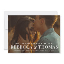 モダン タイプ フォト ウェディング セーブ ザ デート