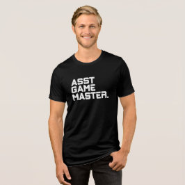 モダン・タイポグラフィー アシスタントゲームマスター メンズ 柄合わせ トライブレンドTシャツ