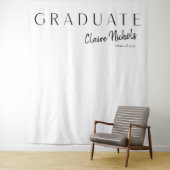 モダン タイポグラフィー 卒業写真 背景 タペストリー (インサイチュ)
