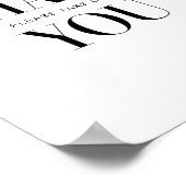 モダン タイポグラフィー 太字 お礼 サイン (角)