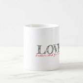 モダン タイポグラフィー 愛する祖母へのもう一つの呼び方 モーフィングマグカップ (中央)