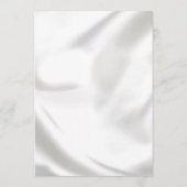 モダン　タイムレス　ラグジュアリー　テクスチャー　ウェディング　シック　ホワイト メニュー (裏面)