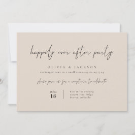 モダン タウペ ハッピーエバーアフター パーティー 招待状