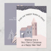 モダン ダスティーローズ 私の家からあなたの家へ シーズンカード (正面/裏面)