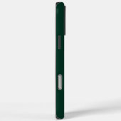 モダン ダークグリーン モノグラムイニシャル モダン C Case-Mate iPhoneケース (裏面 / 右)