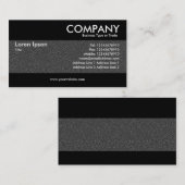 モダン-ダークグレーのエンボスの質 名刺 (正面/裏面)