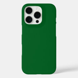 モダン ダークフォレストグリーン 無地 iPhone 16 PROケース