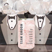 モダン チーム グルーム ブライズメン ギフト ガラス缶