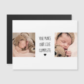 モダン ツー フォト | 私たちの生活をあなたが完成させてくれる  (正面/裏面)