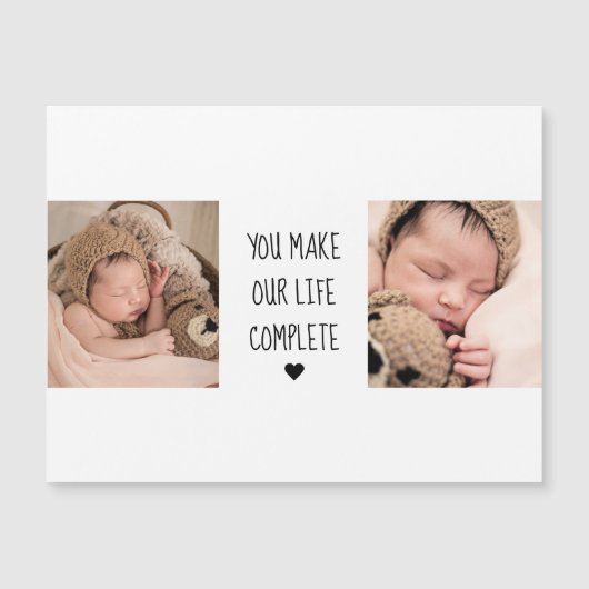 モダン ツー フォト | 私たちの生活を完全なものにしてくれる (正面)