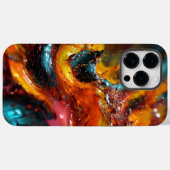 モダン&トレンディーの色のスプラッシュ Case-Mate iPhoneケース (裏面 (横))