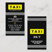 モダン&トレンディータクシー運転手 名刺 (正面/裏面)