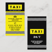 モダン&トレンディータクシー運転手 名刺 (正面/裏面)