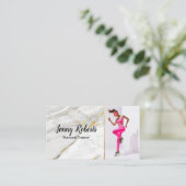 モダン&トレンディーパーソナルトレーナーフィットネス事業 名刺 (スタンド正面)