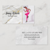 モダン&トレンディーパーソナルトレーナーフィットネス事業 名刺 (正面/裏面)