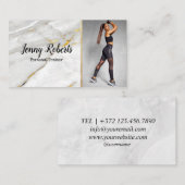 モダン&トレンディーパーソナルトレーナーフィットネス事業 名刺 (正面/裏面)