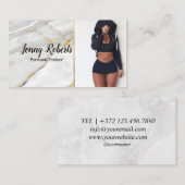 モダン&トレンディーパーソナルトレーナーフィットネス事業 名刺 (正面/裏面)