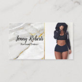 モダン&トレンディーパーソナルトレーナーフィットネス事業 名刺 (正面)