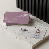 モダン &トレンディーパーソナルトレーナーフィットネス写真 名刺