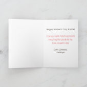 モダン&トレンディー母の日w/Photo Auntie カード (内部)