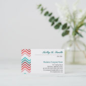 モダン,トレンディー,,カッコいいカラフルスタイリッシュ山形 名刺 (スタンド正面)