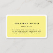 モダン,トレンディー,サロンアポイントメントカード 予約カード (正面)