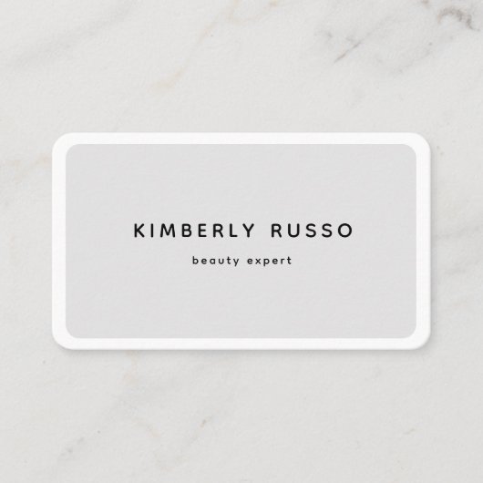 モダン,トレンディー,サロン 予約カード (正面)