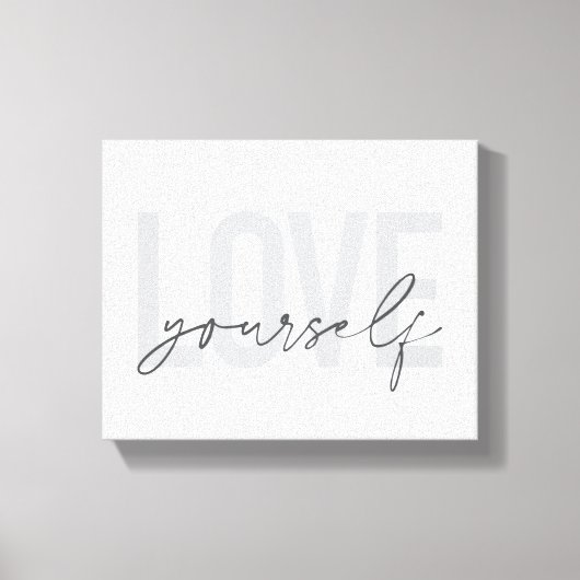 モダン,トレンディー,シンプルデザイン，都市の愛 キャンバスプリント (正面)