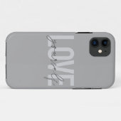 モダン,トレンディー,シンプルデザイン，都市の愛 Case-Mate iPhoneケース (裏面(横))