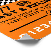 モダン&トレンディー、タクシーキャブ広告会社 ポスター (角)