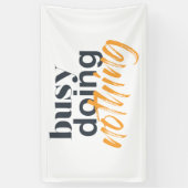 モダン,トレンディー，何もしない都市忙しデザイン 横断幕 (縦)