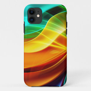 モダン トレンディ アーティスティック サイケデリック パターン iPhone 11 ケース